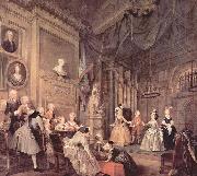 William Hogarth Theaterauffuhrung der Kinder im Hause des John Conduit oil on canvas